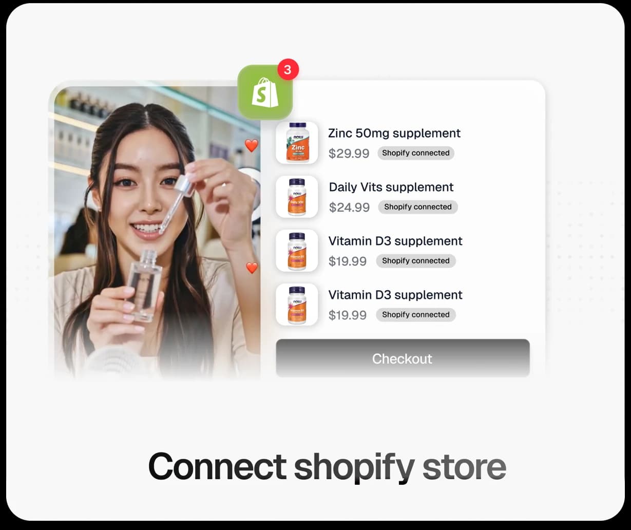 Sell straight from your Shopify catalogue