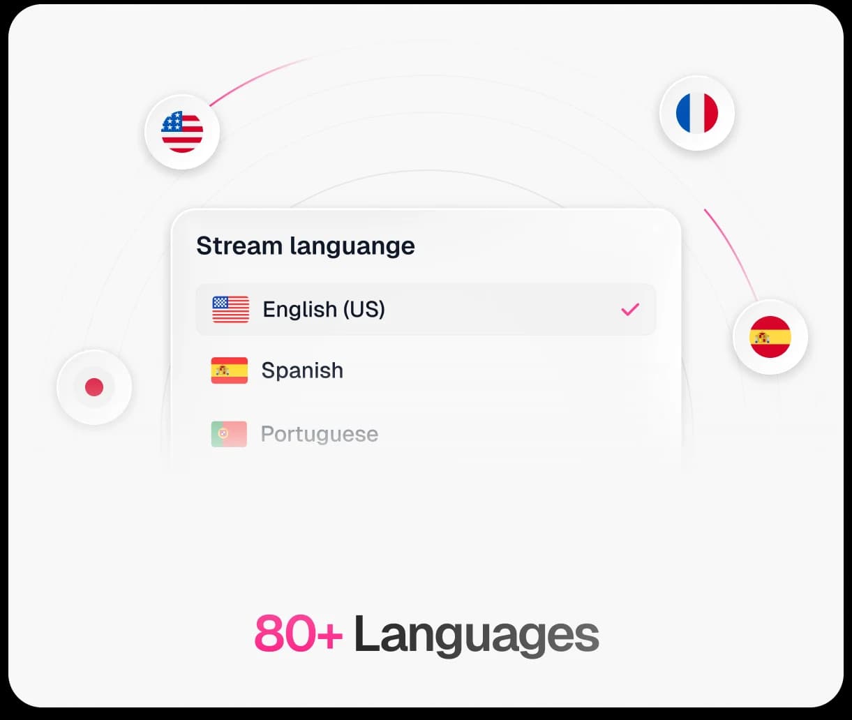 Multi-platform live stream distribution in TwinTone