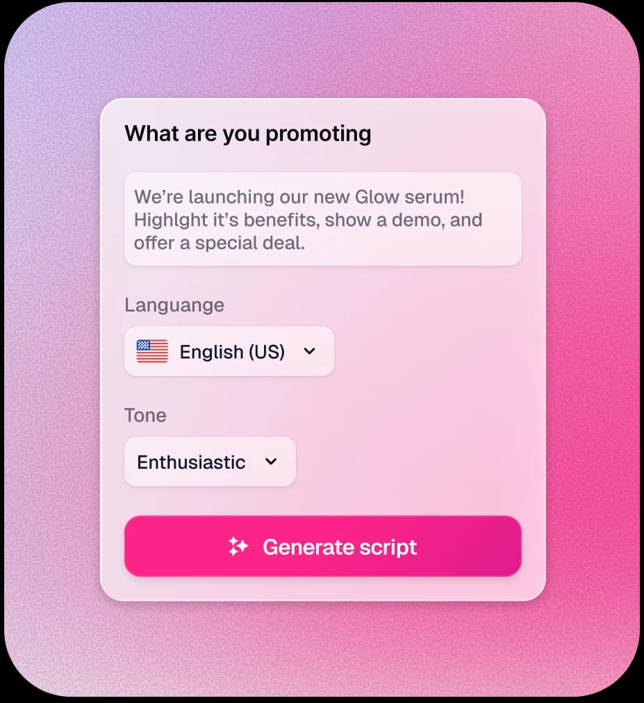 Going live from the TwinTone dashboard