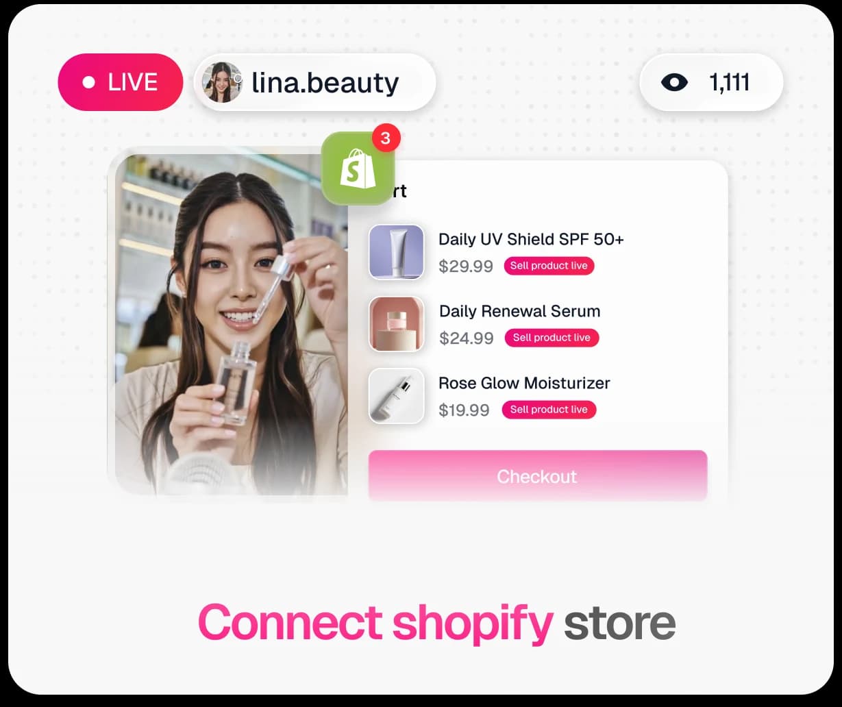 Sell straight from your Shopify catalogue