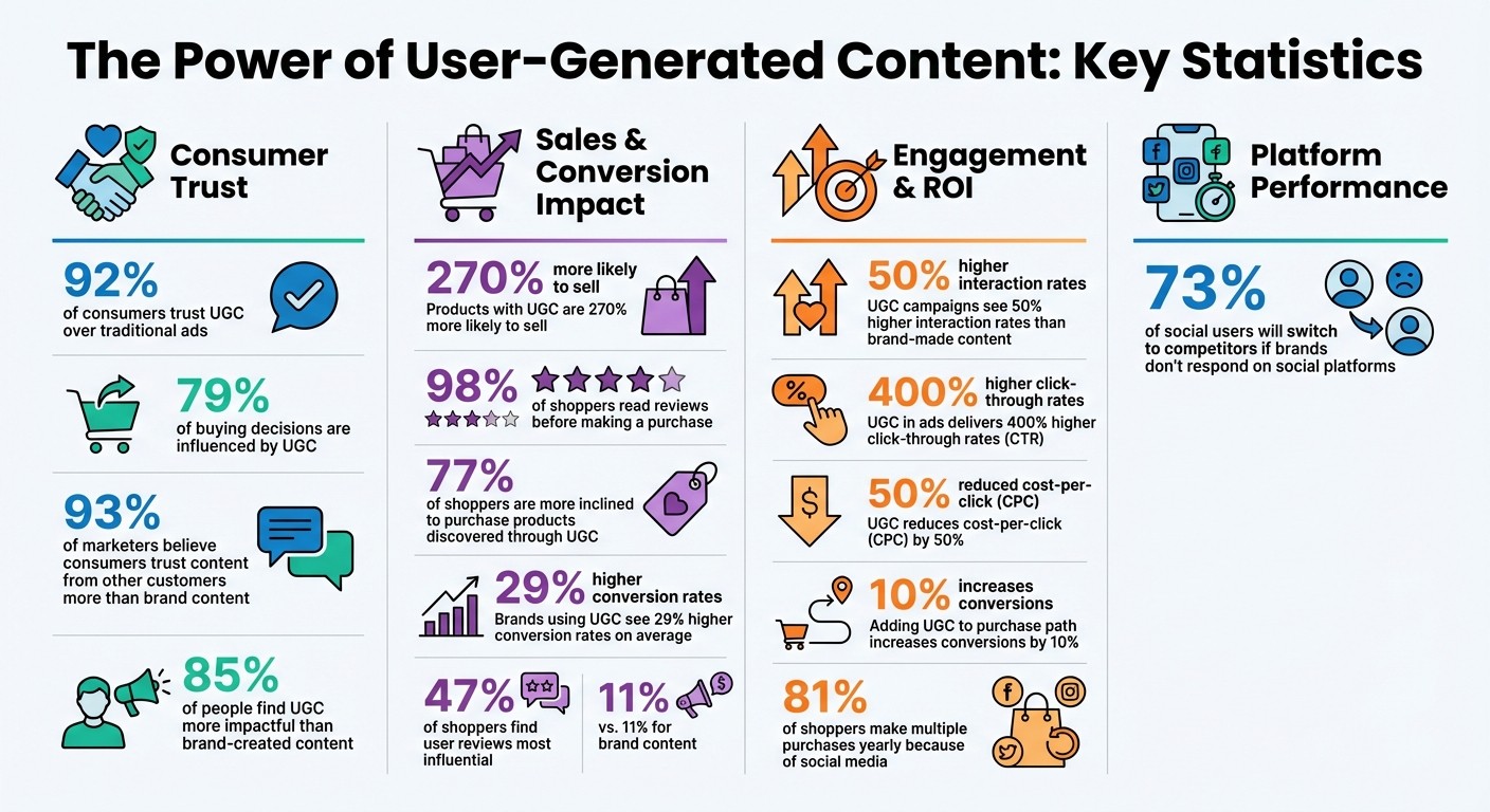 User-Generated Content Statistics: Trust, Engagement, and Conversion Impact