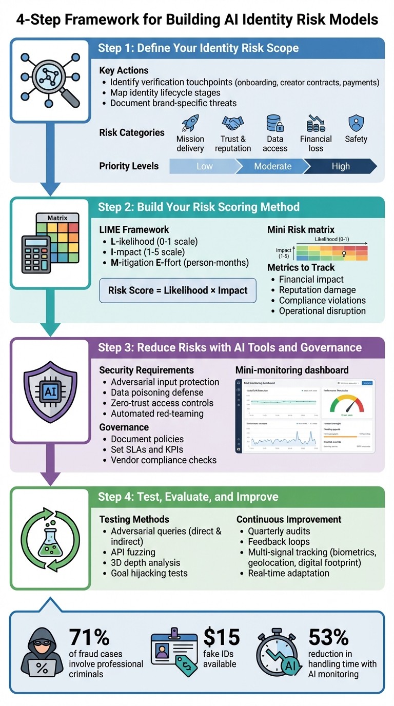 4-Step Framework for Building AI Identity Risk Models
