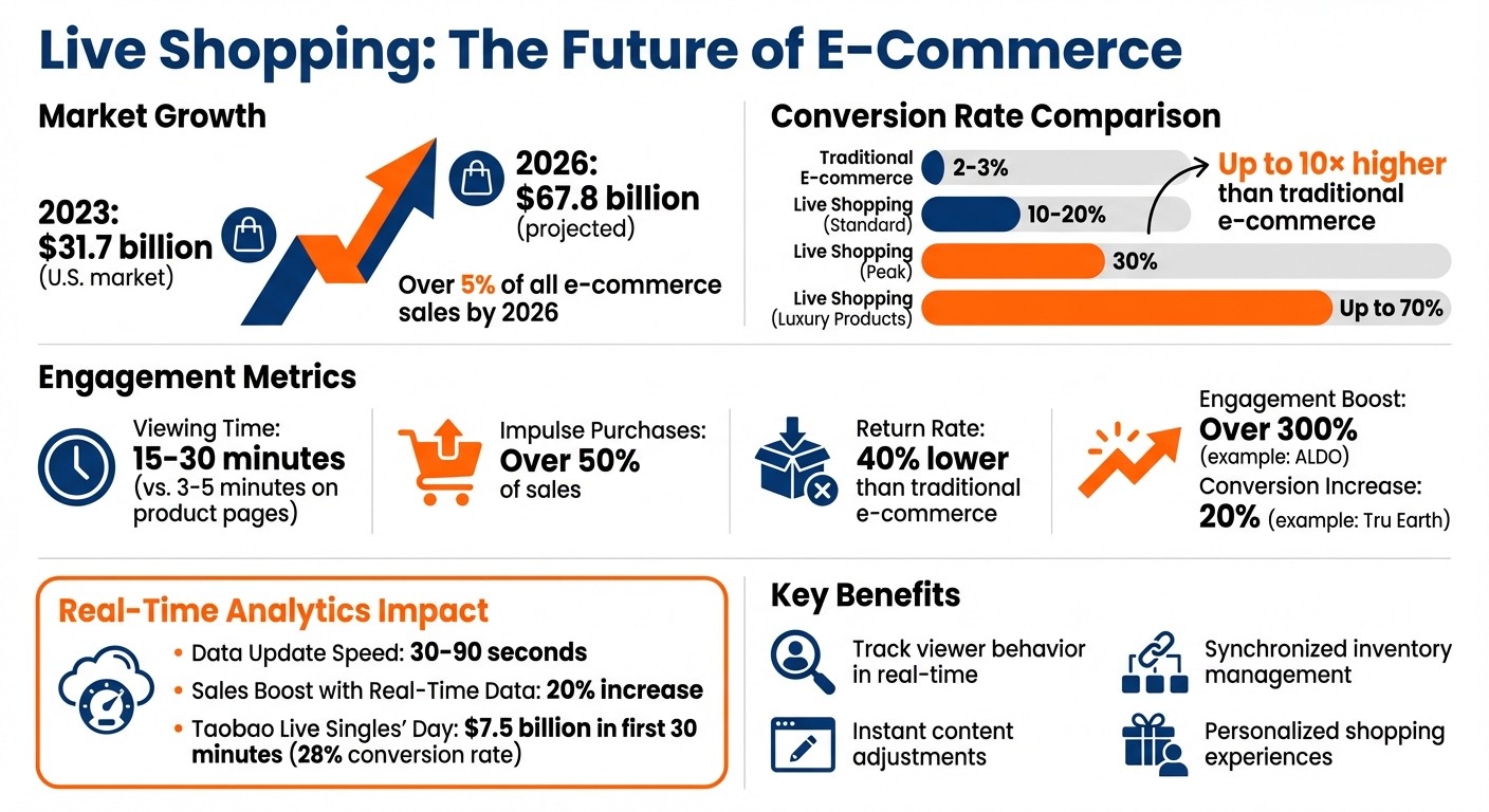 Live Shopping Growth and Performance Statistics 2023-2026